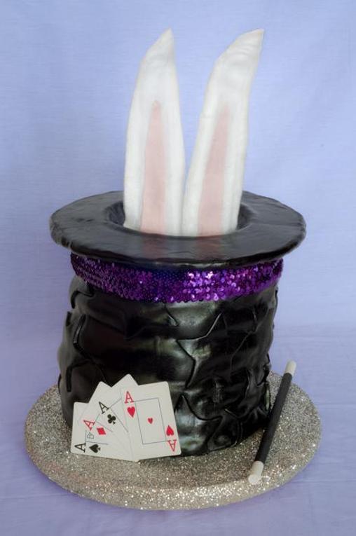 magic hat birthday cake