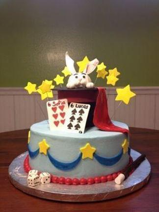 magician birthday cakes