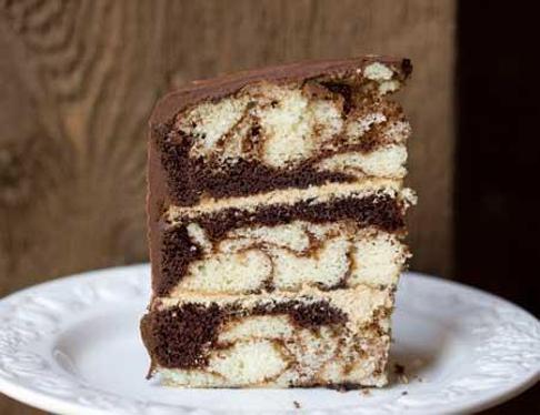 marble birthday cakes