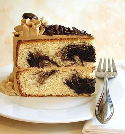 marble birthday cakes