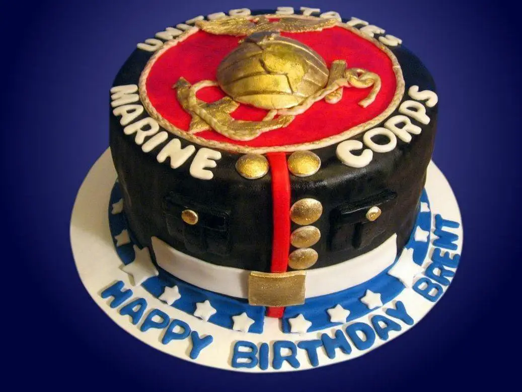 marine birthday cake ideas