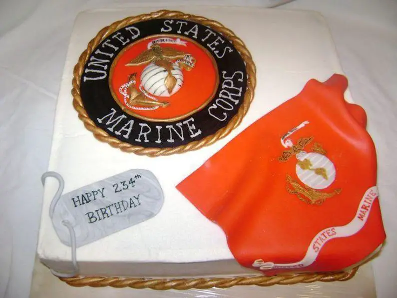 marine birthday cake ideas