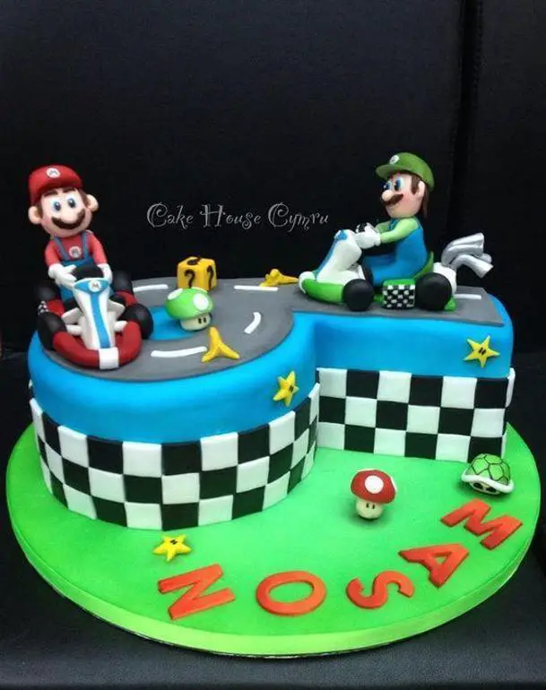 mario and luigi birthday cakes