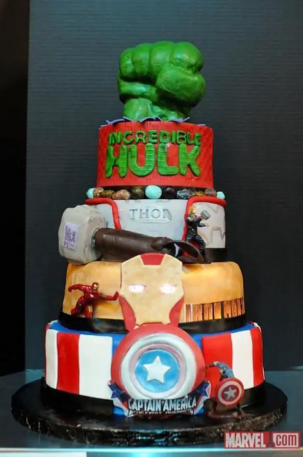 marvel avengers birthday cake