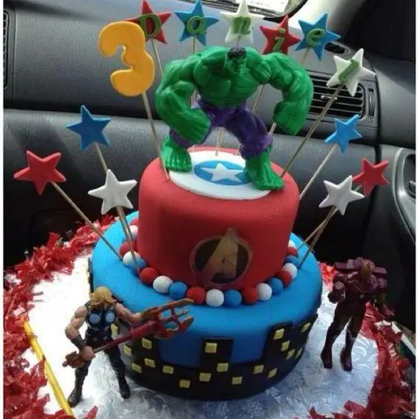 marvel avengers birthday cake