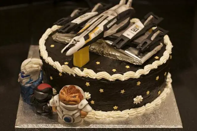 mass effect birthday cake