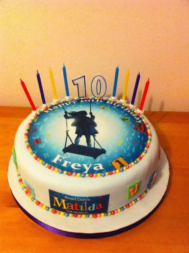 matilda birthday cake
