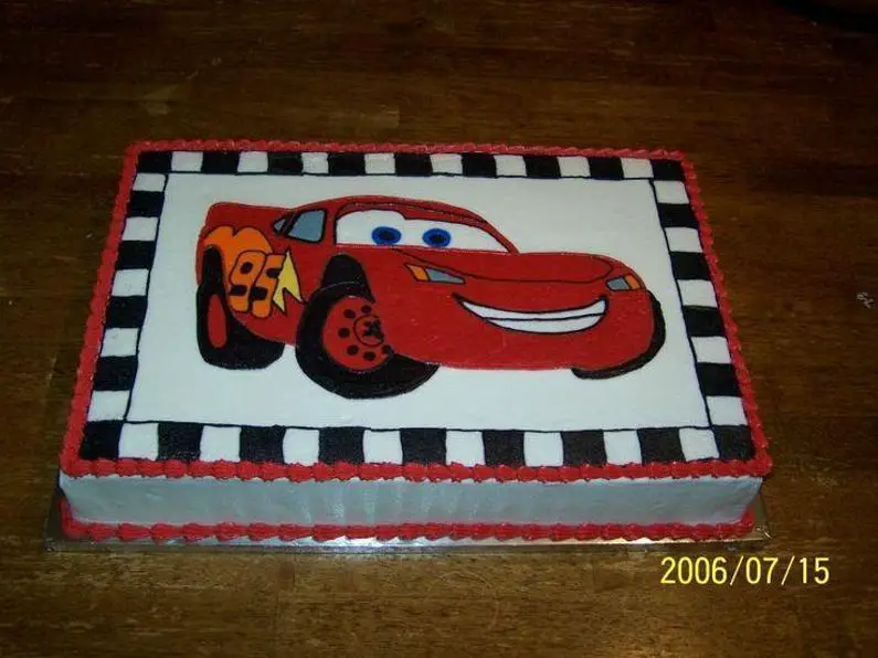 mcqueen car birthday cakes