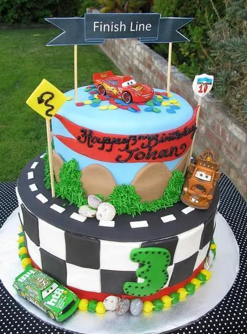 mcqueen car birthday cakes