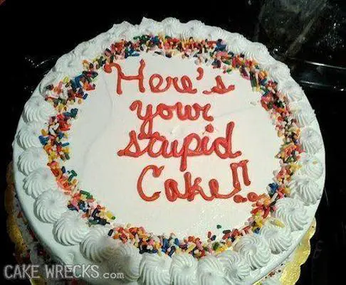 mean birthday cakes