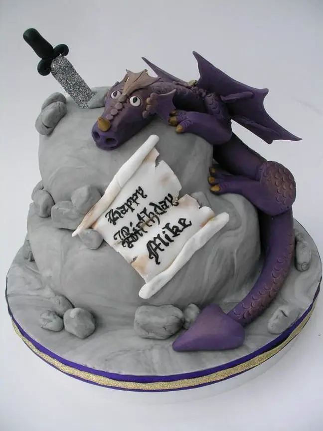 medieval birthday cake