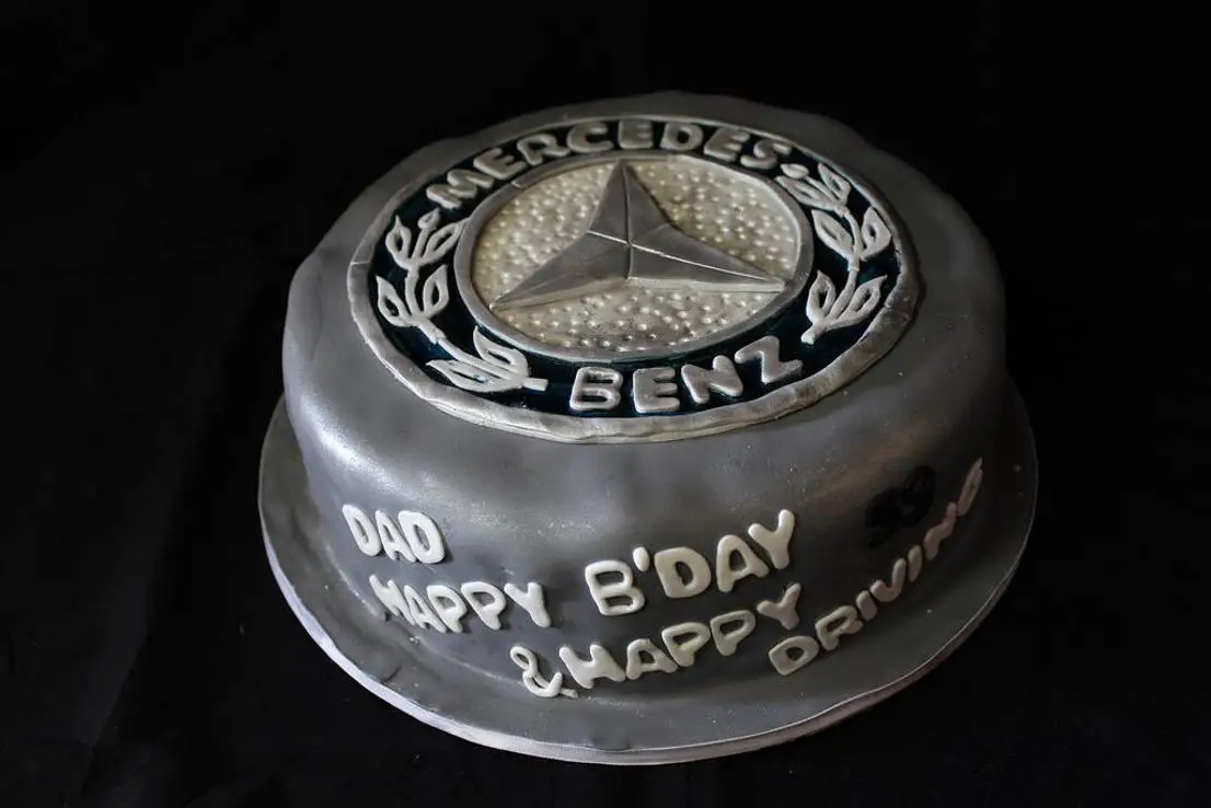 mercedes birthday cake