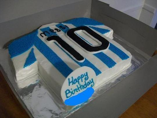 messi birthday cake