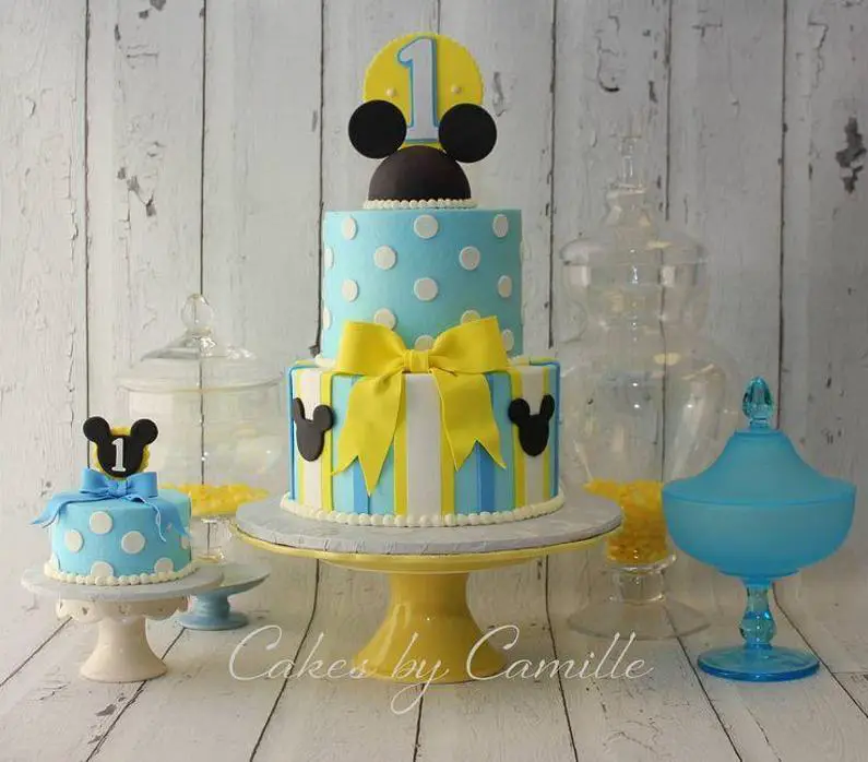 mickey mouse 1st birthday cakes