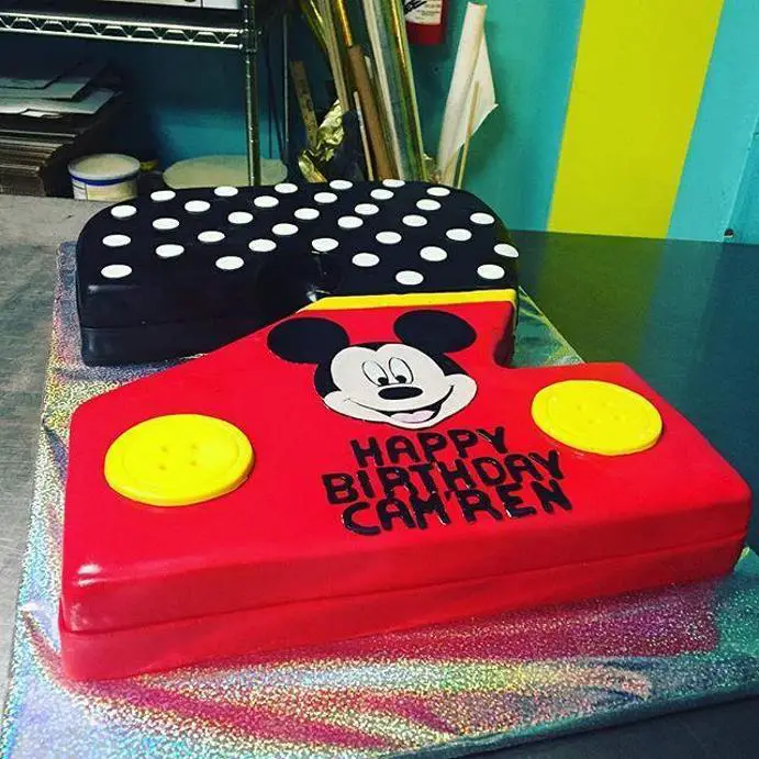 mickey mouse 2nd birthday cake