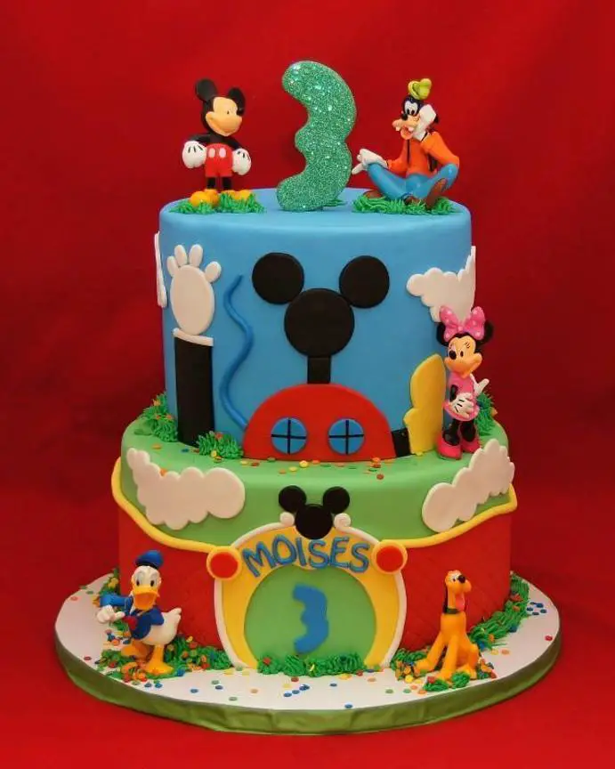 mickey mouse 3rd birthday cake