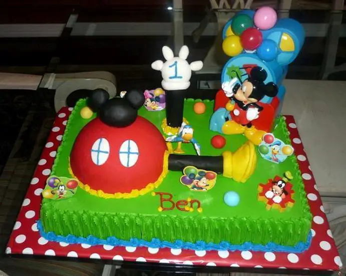 mickey mouse clubhouse birthday cakes