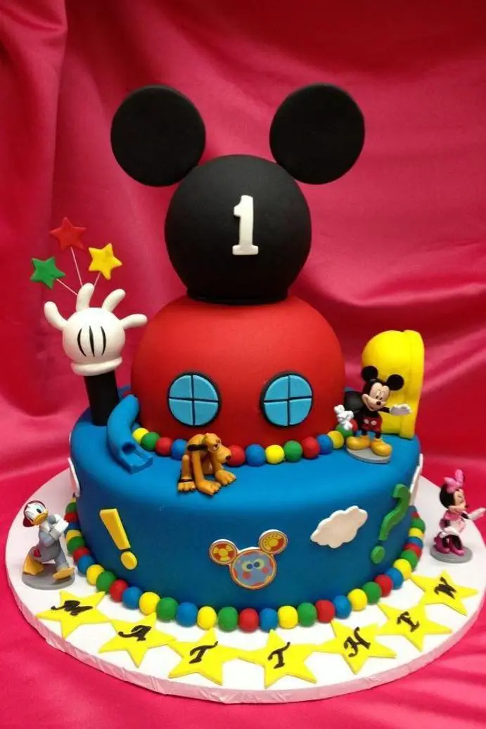 mickey mouse clubhouse birthday cakes