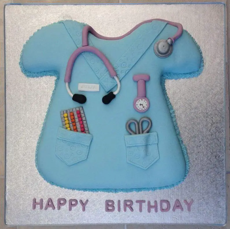 midwife birthday cake
