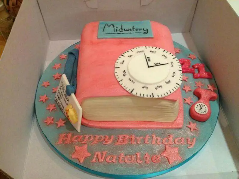 midwife birthday cake
