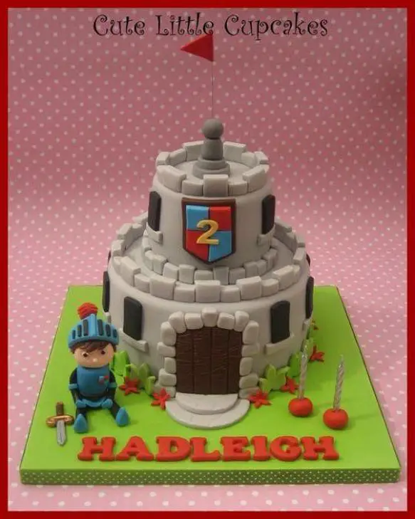 mike the knight birthday cake