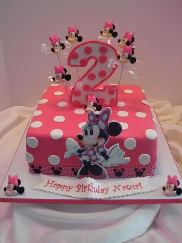 minnie mouse 2nd birthday cakes