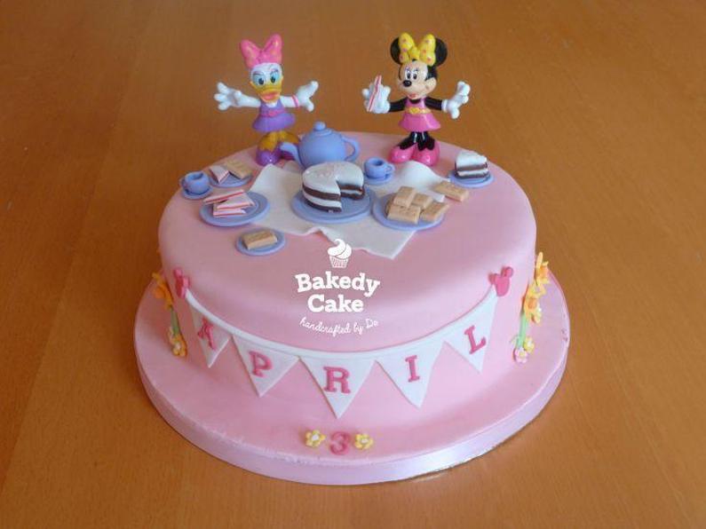 minnie mouse and daisy duck birthday cake