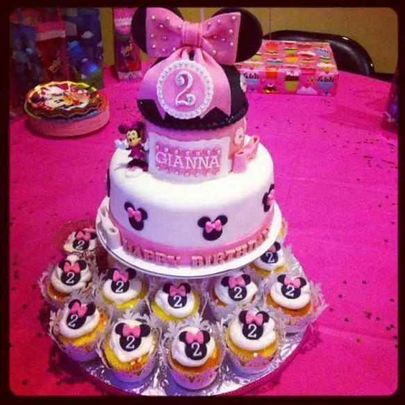 minnie mouse birthday cake 2 year old