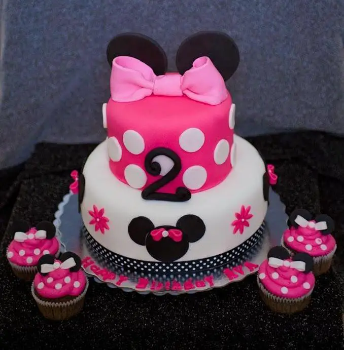 minnie mouse birthday cake 2 year old