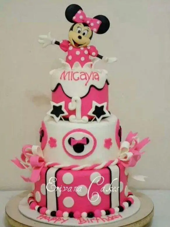 minnie mouse first birthday cakes