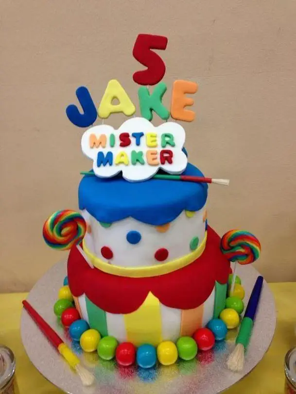 mister maker birthday cake