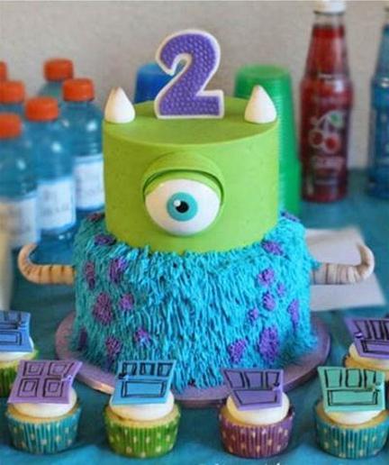 monsters inc birthday cake ideas