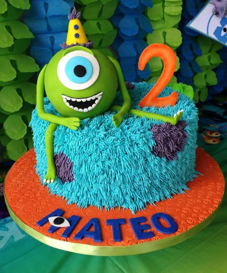 monsters inc birthday cake ideas