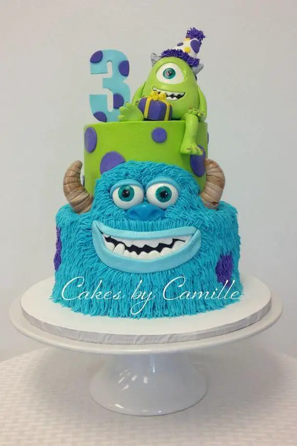 monsters university birthday cakes