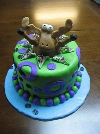 moose birthday cake