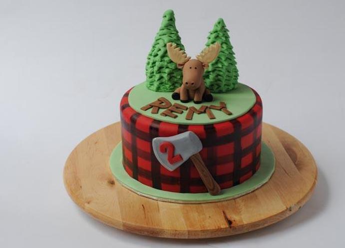 moose birthday cake