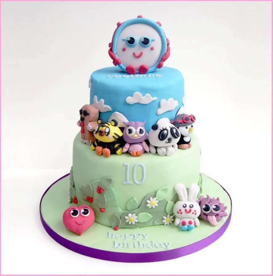 moshi monster birthday cake