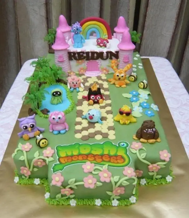 moshi monster birthday cake