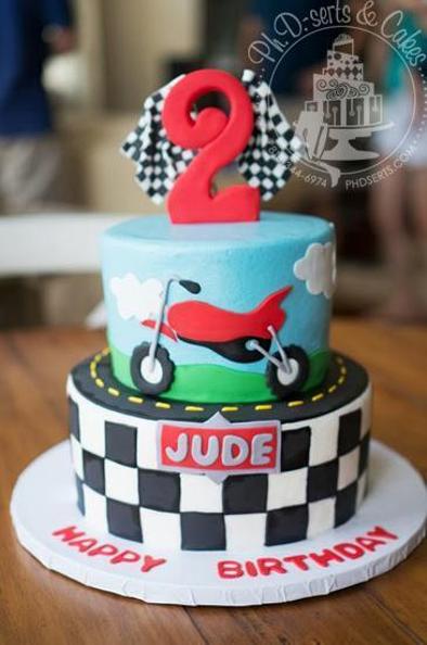 motorcycle themed birthday cakes