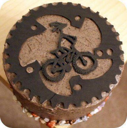 mountain bike birthday cake