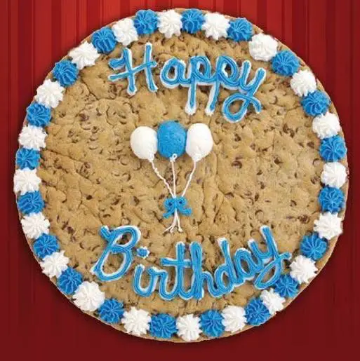 mrs fields birthday cookie cake