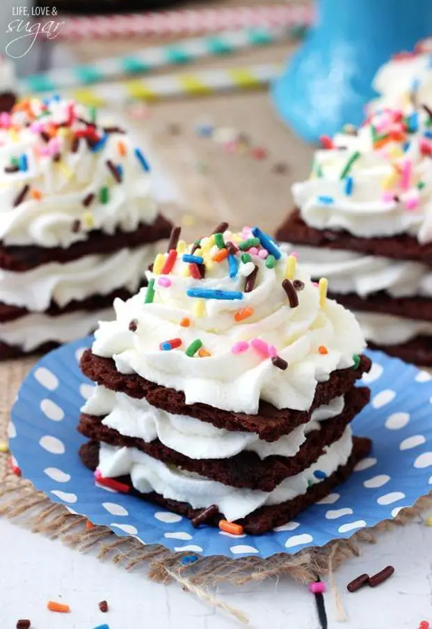 muffin birthday cake