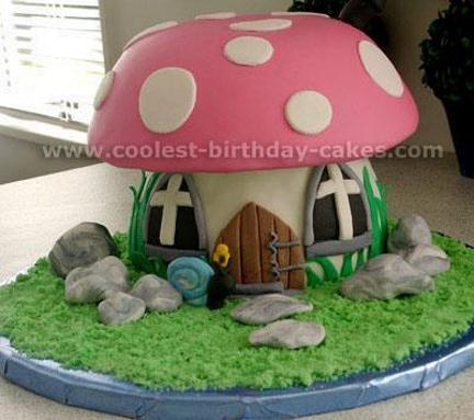 mushroom birthday cakes