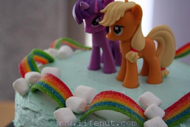 my little pony applejack birthday cake