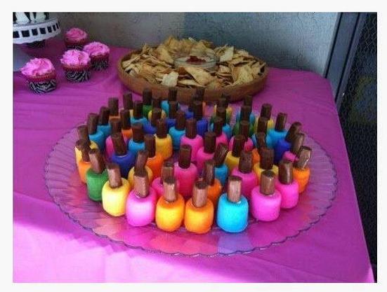nail polish birthday cake ideas