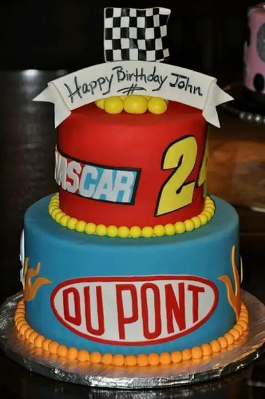 nascar birthday cakes