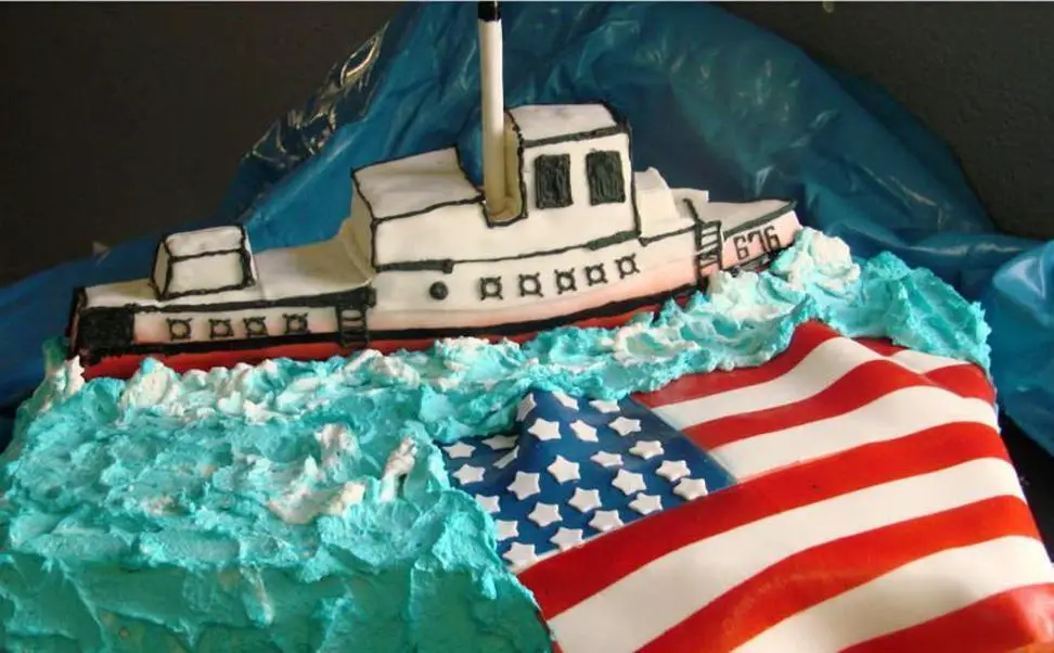 navy birthday cakes