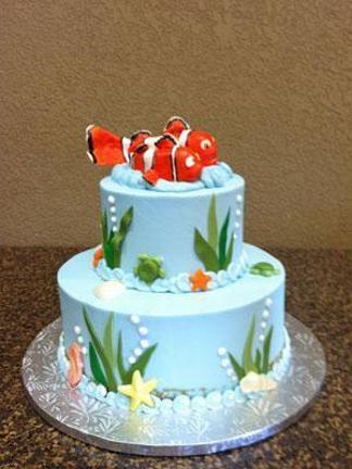 nemo fish birthday cake
