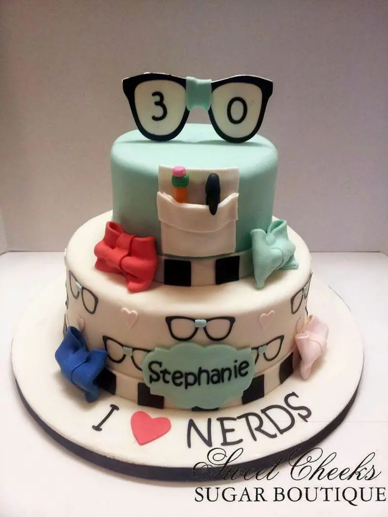 nerdy birthday cakes