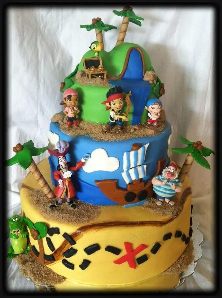 neverland birthday cake